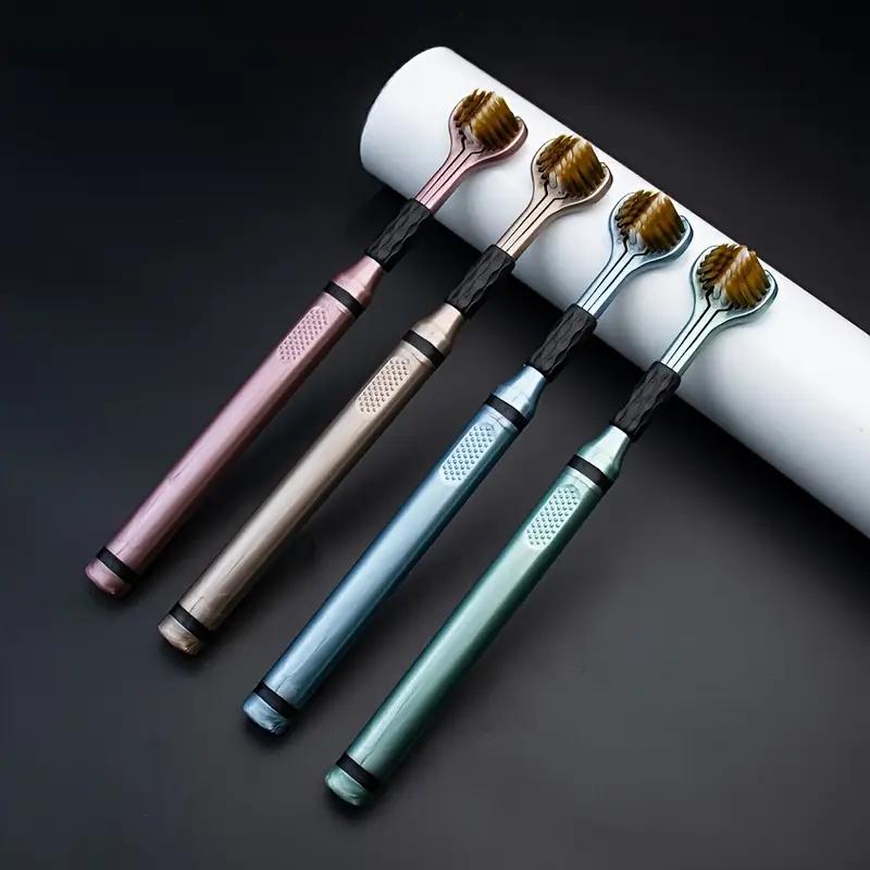 2-Pack Manual Toothbrushes, Deep Clean, Triple Layer Wrapped, Ultrafine Fiber Bristles, Oral Care, Personal Hygiene, Home Health Supplies