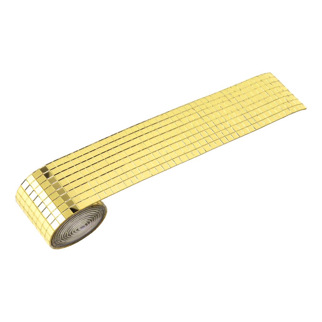 1600Pcs Self Adhesive Mirror Mosaic Sheet Adhesive Mosaic Square Glass Tile Sticker for Home