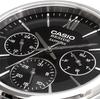Casio BESIDE Quartz Sapphire Solid Black Men's Watch, Glass, Band, Multi-axis, 24-hour Display