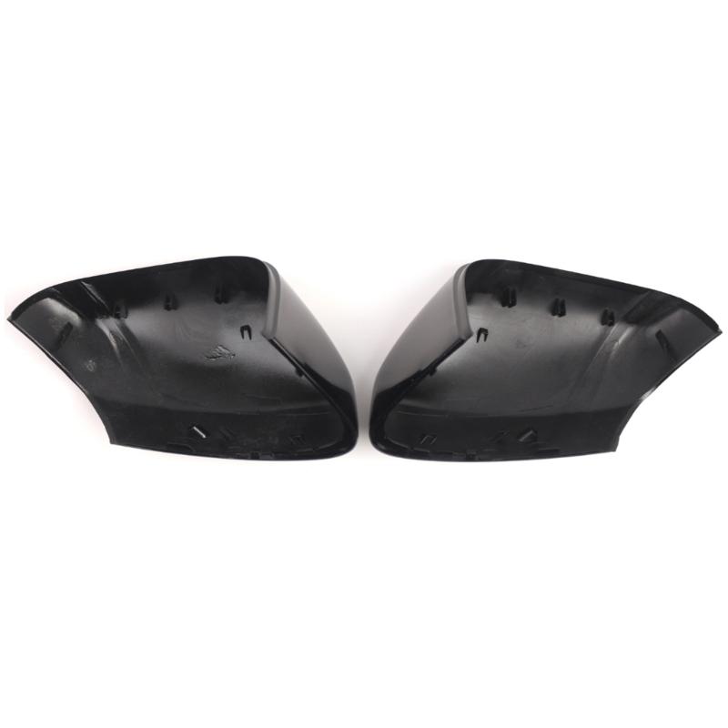 1 Pair Front Door Wing Mirror Cover Caps for 2007-2014 39894341 39894354 Replacement Rear View Mirror Cover