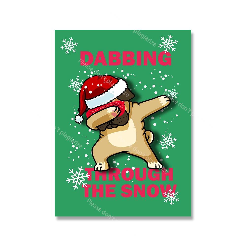 

Рождественский мультфильм, фигурка, абстрактное искусство, плакат, печать, забавный старик, крутая поза, фреска, альпака, холст, картина, гостиная, домашний декор 21x30cm No Framed