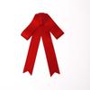 Butterfly Bow Tie Pin For Women With Satin Ribbon Elegant School Style Accessory