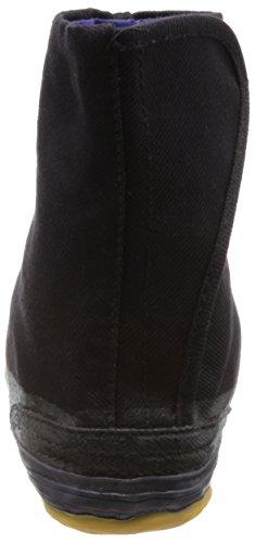 Moonstar Magic Fitter 5-Piece Tabi Socks for Men and Women, Round Toe, Black, Size 26.5 cm, 2E