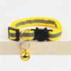 Pet Products Cat Collar Cartoon Cat Head Color Bell Pet Accessories Reflective Dog Collar