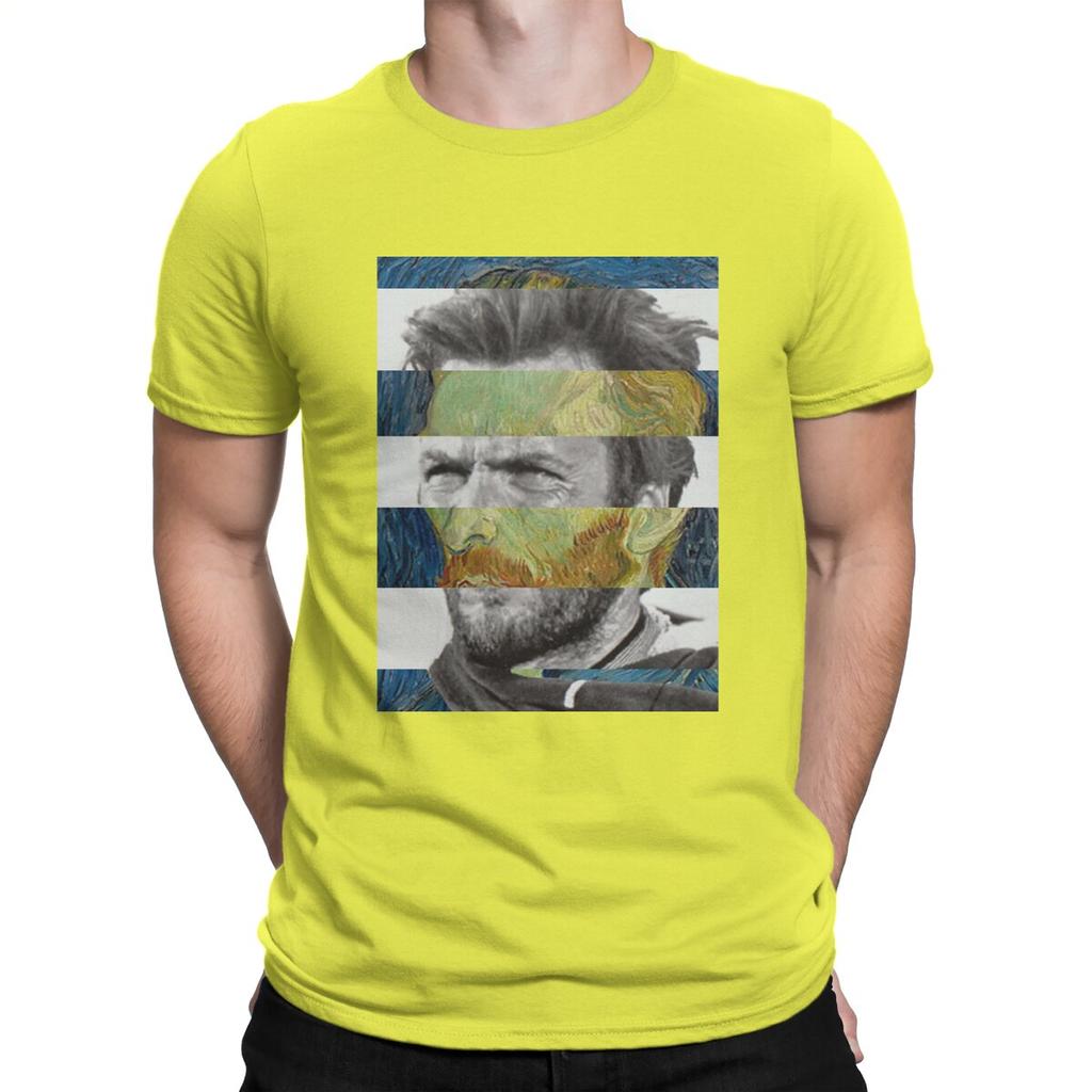 Vincent Van Gogh Post-Impressionist Painter Man TShirt Self Portrait Clint Eastwood Individuality T Shirt Original New Trend