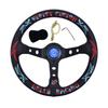 Vertex Universal Steering Wheel Leather Aluminum Alloy Car Modified Auto Parts Embroidery Custom Racing Game Steering Wheel