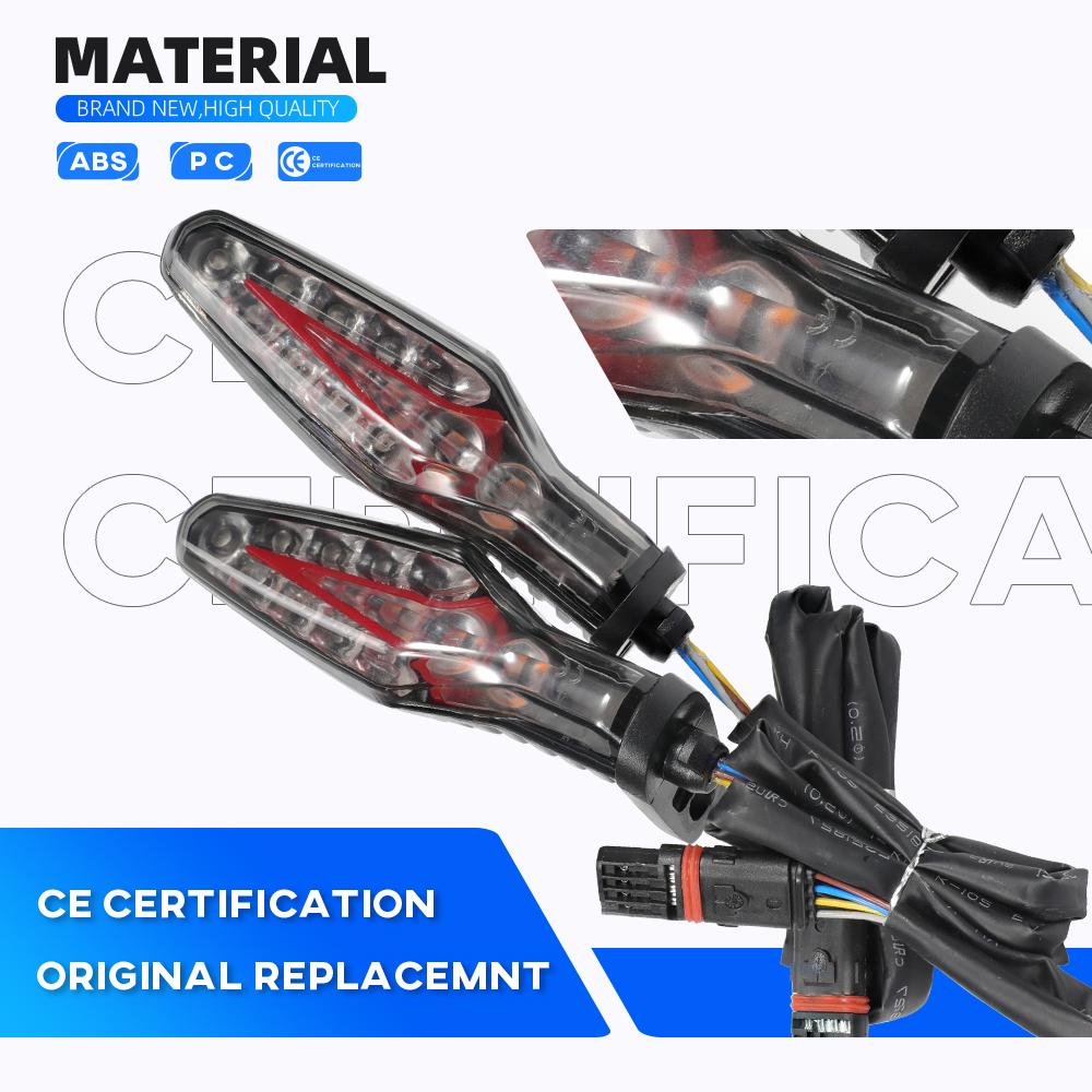 For BMW R1250GS ADV M1000RR S1000RR S1000XR S1000R S 1000 RR XR Motorcycle LED Turn Signal Rear Brake Tail Light Flashing Lamp