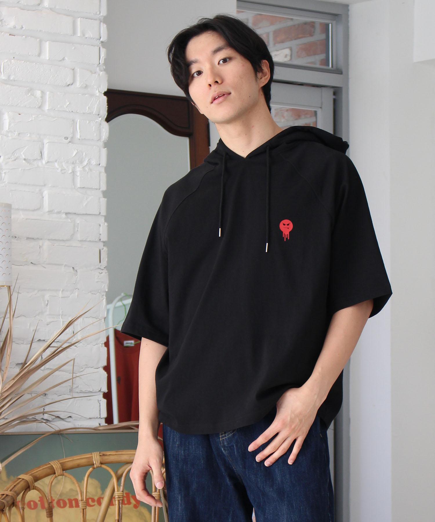 Play Monster Anger Monster Short Sleeve Hoodie White/M