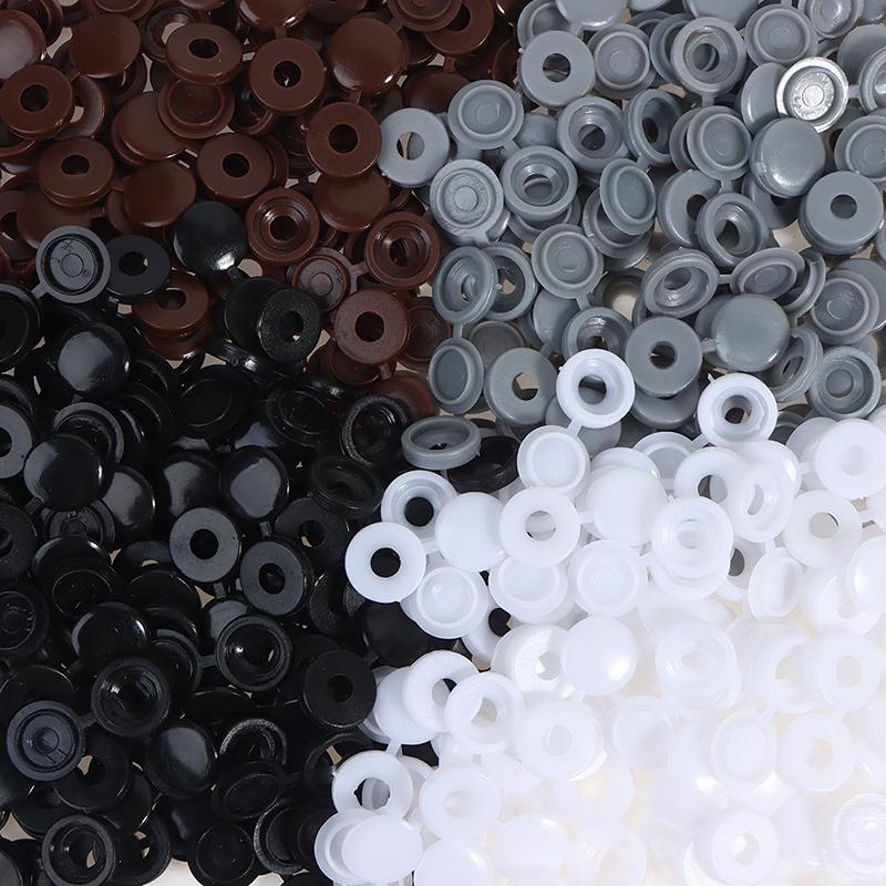 100 Stück Schraubenkopfkappe Praktische Selbstschneidende Schraube Mutter Bolzen Schutzkappe