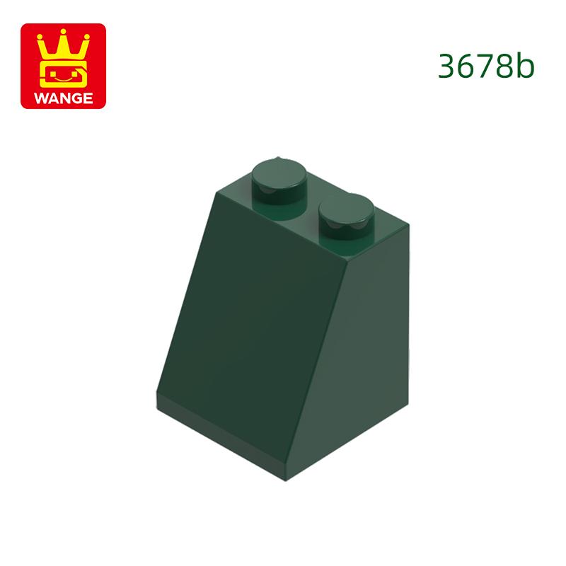 53Pcs/lot 3678 Roof Tile 2X2X2 Dots 65degree Block Moc Hue Accessories Compatible featuring Brick DIY Children's Plaything Assembly