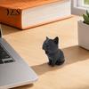 Desktop Cat Figurine 3D Printed Ornament, Yawning Shape Matte Figurine, Integrated Industrial Style Decoration Molding Mini Palm Size Decoration, Gift