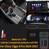 TPU Gearbox Panel Film Dashboard Protective Sticker Interior Anti-Scratch Car Accessories For Chery Tiggo 8 Pro Max  2022