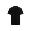 Li Ning Badminton Series Letter Logo Print Breathable Quick-Dry Short Sleeve Regular T-Shirt Unisex Tops Black AHST357-3