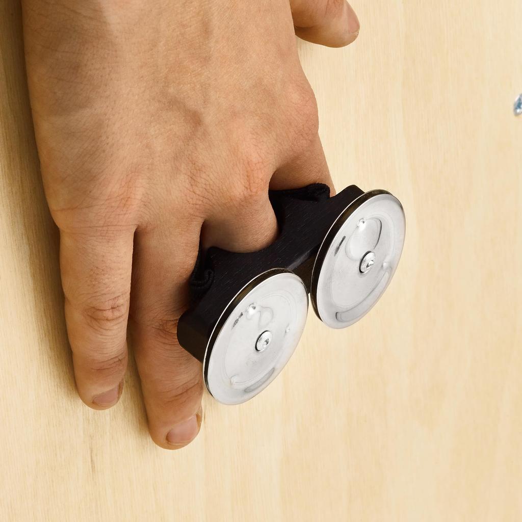 MEINL Percussion Cajon Accessories Finger Jingle Aluminum FJS1A-BK []