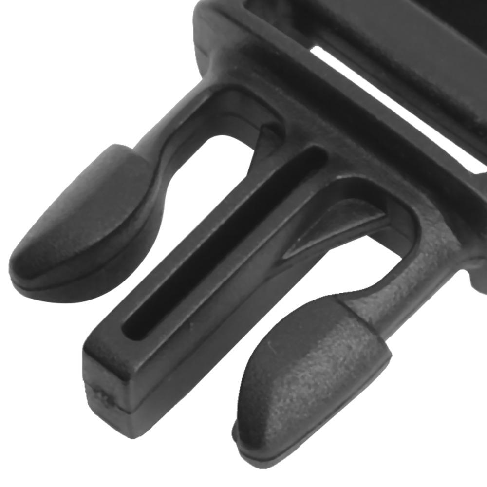 40 Pcs 17mm Mini Buckles Plastic Adjustable Buckles Durable Flat Buckles  Bag Straps
