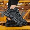 Fashion Men Safety Shoes Sneakers Anti-smashing Industrial Working Boots Puncture Proof Indestructible Work Shoes Men Boots