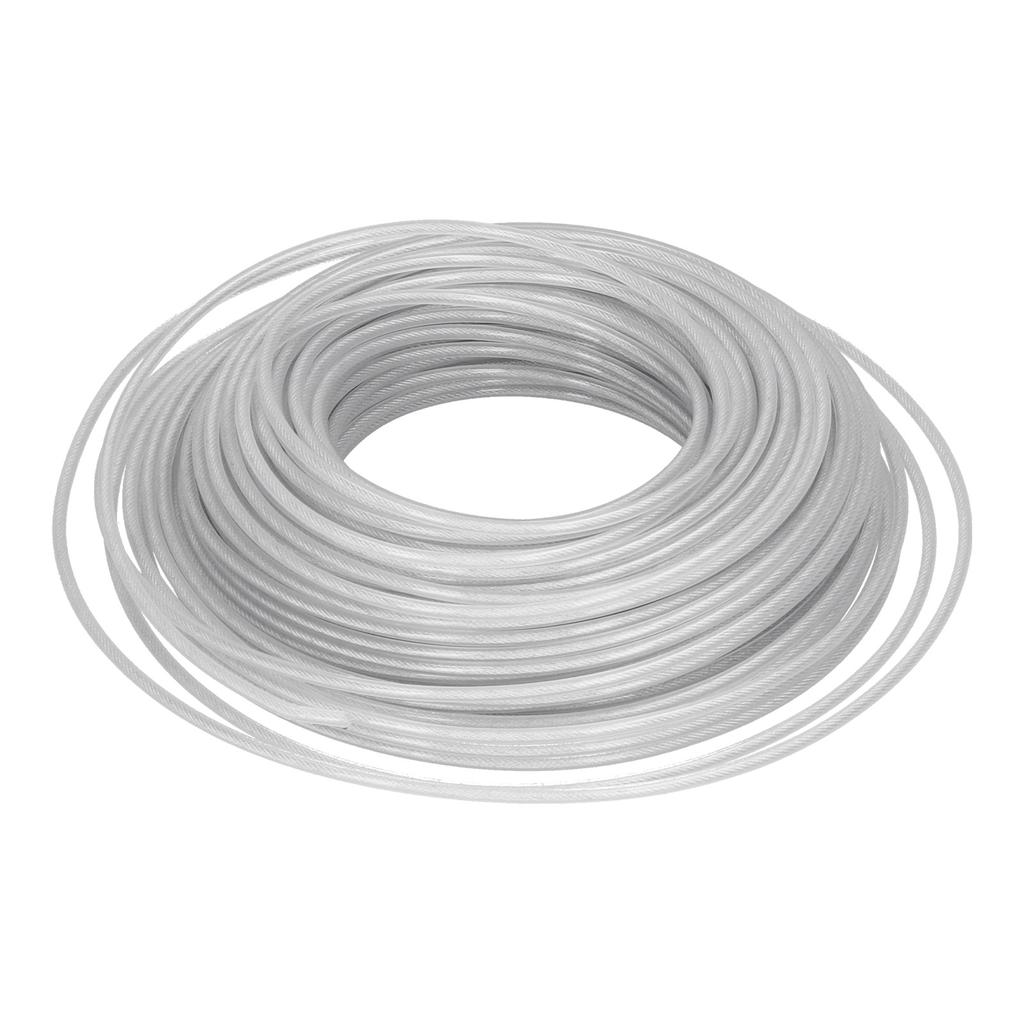 Grass Trimmer Line Rope Cord Flexible Steel Wire Garden Lawn Mower Accessory 3.0mmx30m