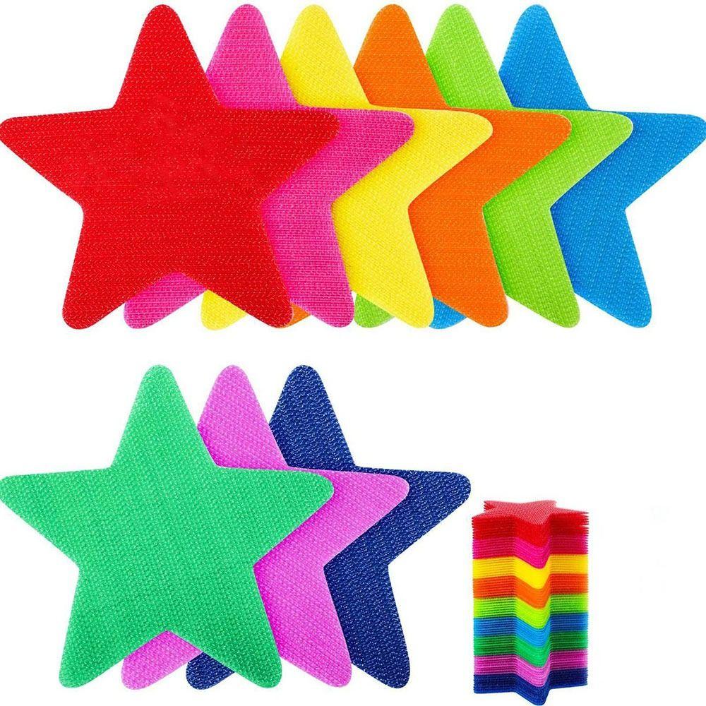 Social Sport Teaching Tools Colorful Sitting Sticker Carpet Markers Carpet Spot Markers Sit