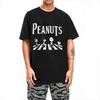 Humor Peanuts Crossing Road Snoopy T-Shirt Men Women's Round Neck Pure Cotton T Shirts Short Sleeve Tees Versatile Harajuku Tops