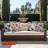 2D Floral Embellished Pillowcases With 3D Effect Pattern Cushion Cover Suitable For Sofa Bedroom Car Pillow Cover