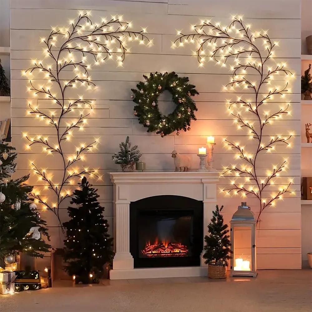 Lighting Form Tree Vine Light USB LED Lights String New Rattan Lamp  Wall Decoration