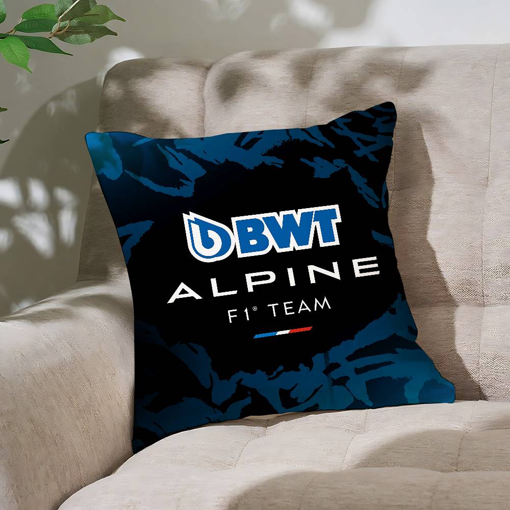 R-AlpineS Team Cool Pillow Case Cushion Cover Soft Cute Throw Pillow Case For Car Sofa Pillowcase Polyester With