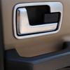 Per Land Rover Discovery 3 04-09 ABS cromato/Grana legno nero Auto Interno Maniglia Porta Ciotola Copertura Rivestimento Adesivo Auto