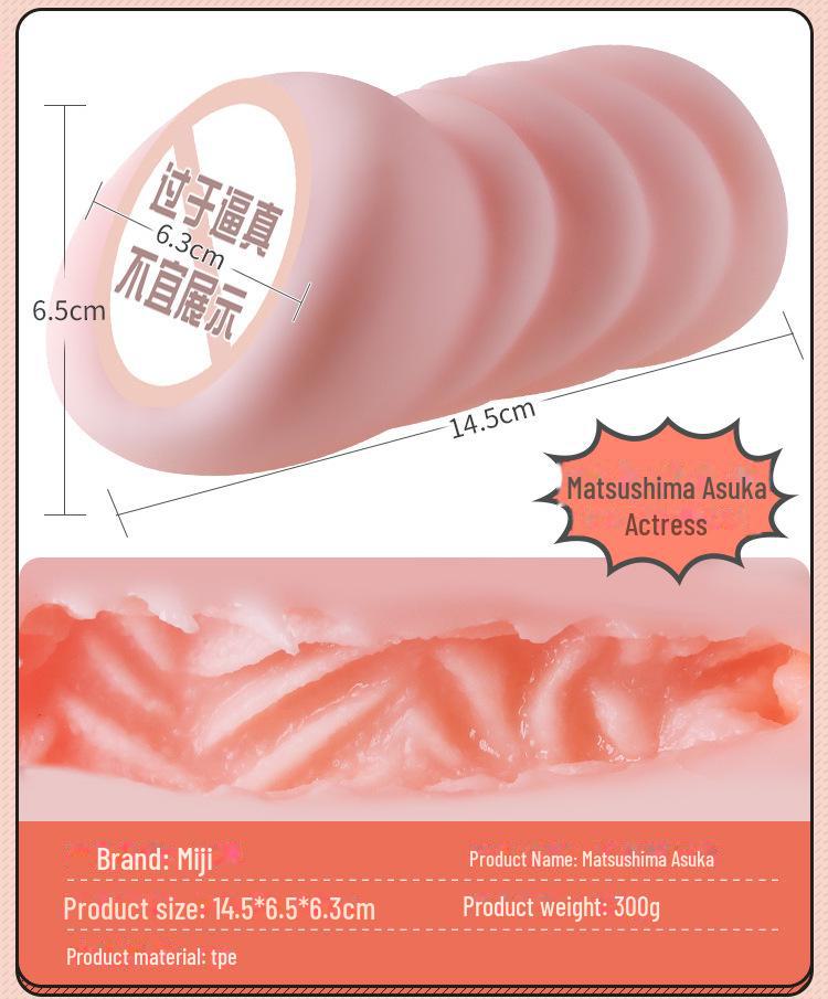 Songdao Series Pánská masturbační miska - Forma vagíny a hýždí