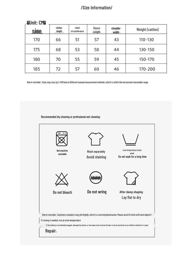 Hengyuanxiang Men's Cashmere Knit Zipper Sweater