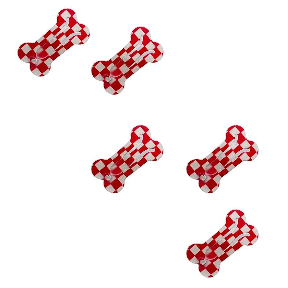 Gitter, Streifenmuster für kleine Hunde Haustier-Haarspange Katze Pflegezubehör Schnapp-Haarspangen Hunde-Haarspange