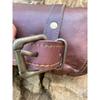 Saddlebags Motorcycle Mount Pouch Brown Leather Bags Panniers Saddle Bag Side
