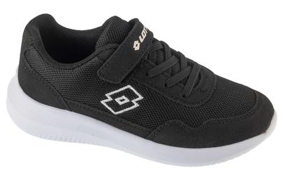 Lotto Connect K, Kinder schwarze Sneakers