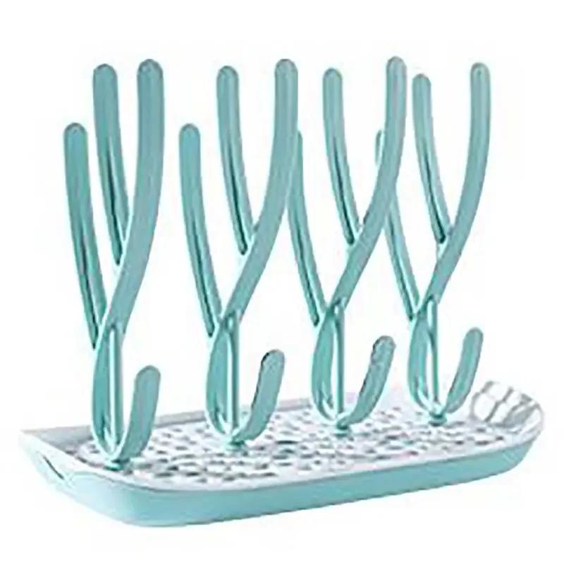 

Multifunctional Single-pack Baby Bottle Drain Rack, Tableware Cup Storage Drying Bracket Plastic Bottle Drying Storage Rack