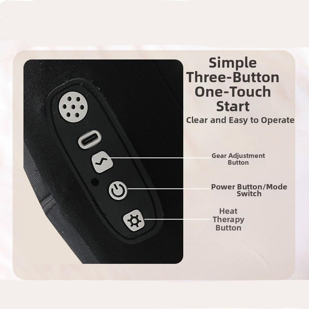 Hot Compress Electric Neck Massage Pillow Multifunctional Lumbar Support Massage Neck Relaxation