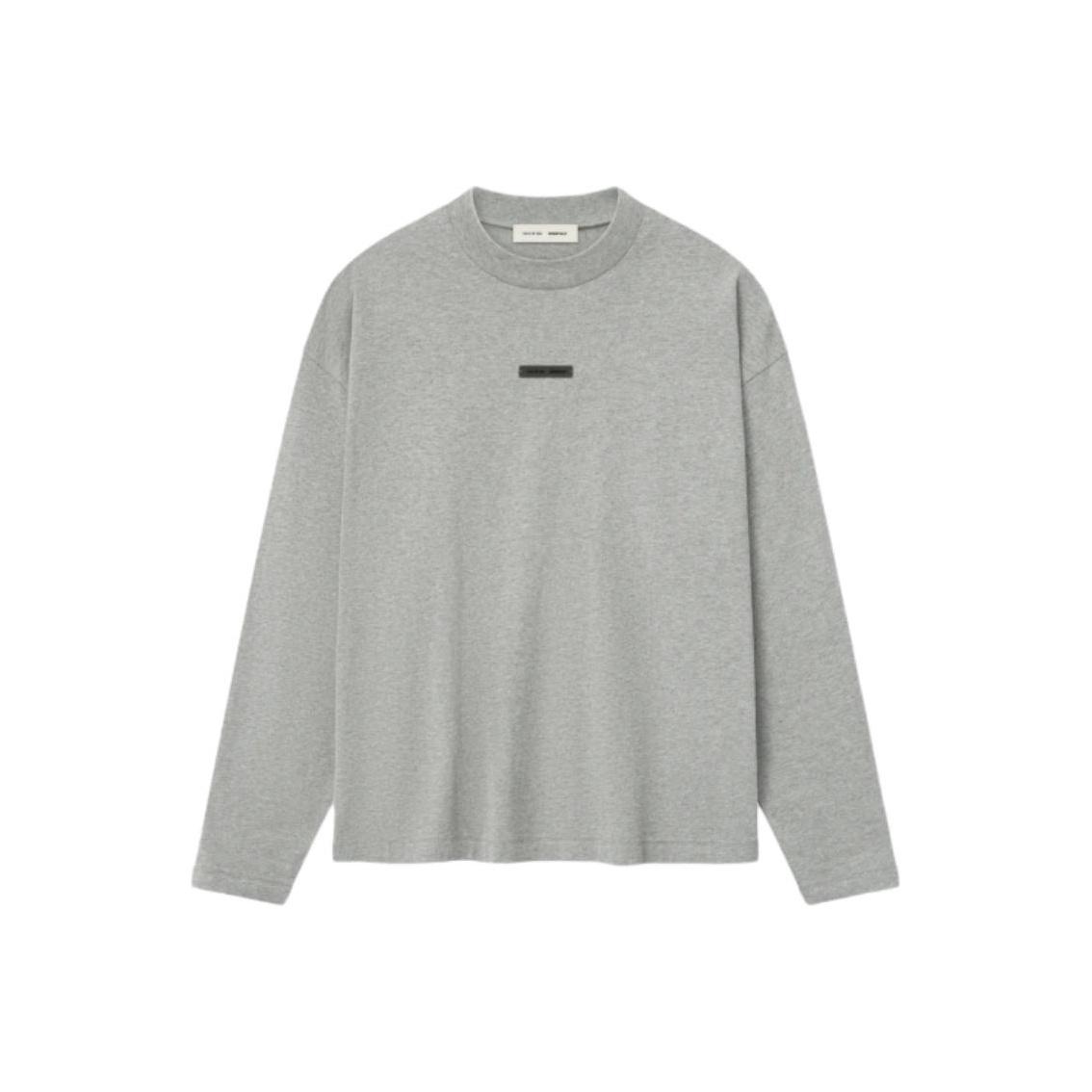 Fear of God Essentials Classic Short-Sleeve Tee Concrete Heather Men Tops Grey 125SP254205F M