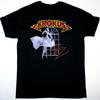 Vtg KROKUS THE BLITZ TOUR Cotton Black Full Size Unisex Tee Shirt KN067 Unisex T-Shirt