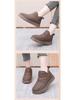 2025 Women's Old Beijing Thick Sole Snow Boots - Slip-on Cotton Shoes with Plus Velvet for Winter Warmth