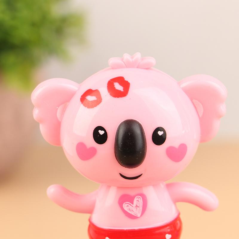 Kawaii Cartoon Koala Ornaments Solar Power Shaking Head Toy Car Ornament Decor