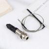 Universal 6.35Mm Pickup Guitar Endpin Preamp Pickup Bridge Saddle Piezo 6.35Mm Jack Socket With Ukulele Cylinder Acoustic Pickup