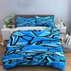 Blue-patterned Sharks Design. Bedding Sets Duvet Cover Sets Duvet Covers Pillowcases(1 * Duvet Cover 2 * Pillowcases Without Duvet Insert)
