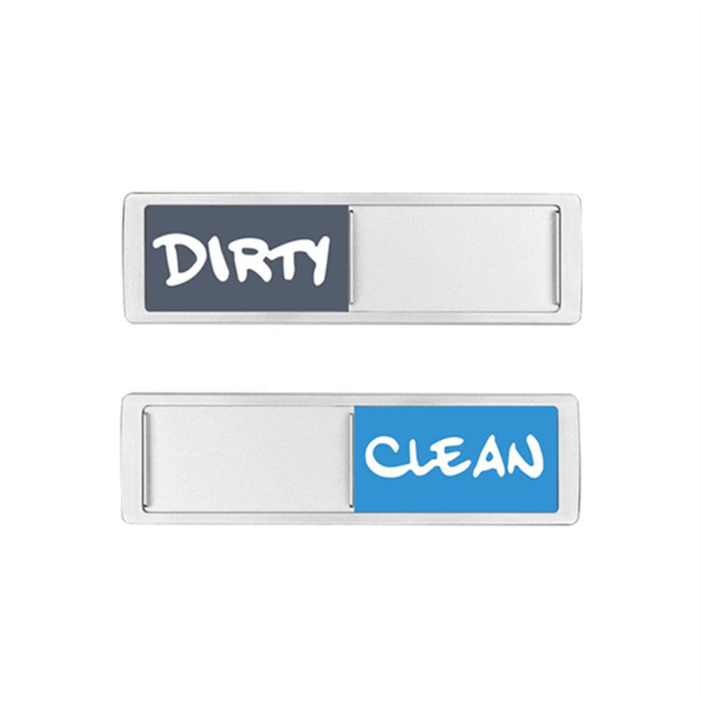 Dishwasher Magnet Clean Dirty Sign Shutter Anti-Scratch Push Options Adhesive-Friendly for Kitchen Organized and Cleaning Indica