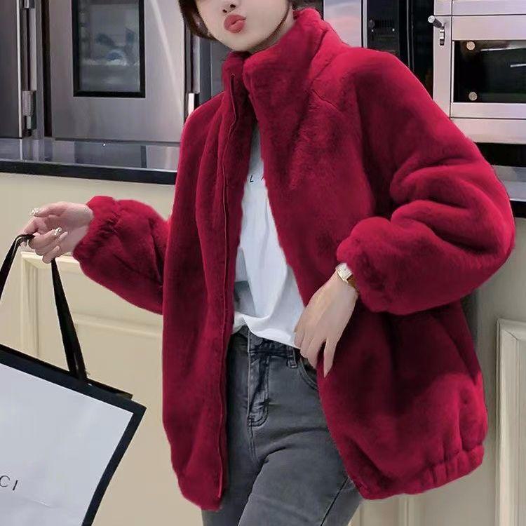 Coral Fleece oboustranná teplá roláková bunda pro ženy