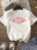 Save the Drama for Your Mama Lips Graphic T-shirt