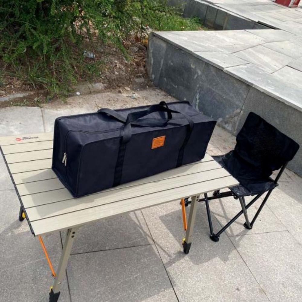 Black Travel Picnic Handbag 600D Oxford Cloth Canvas Canopy Pole Bag  Outdoor Supplies