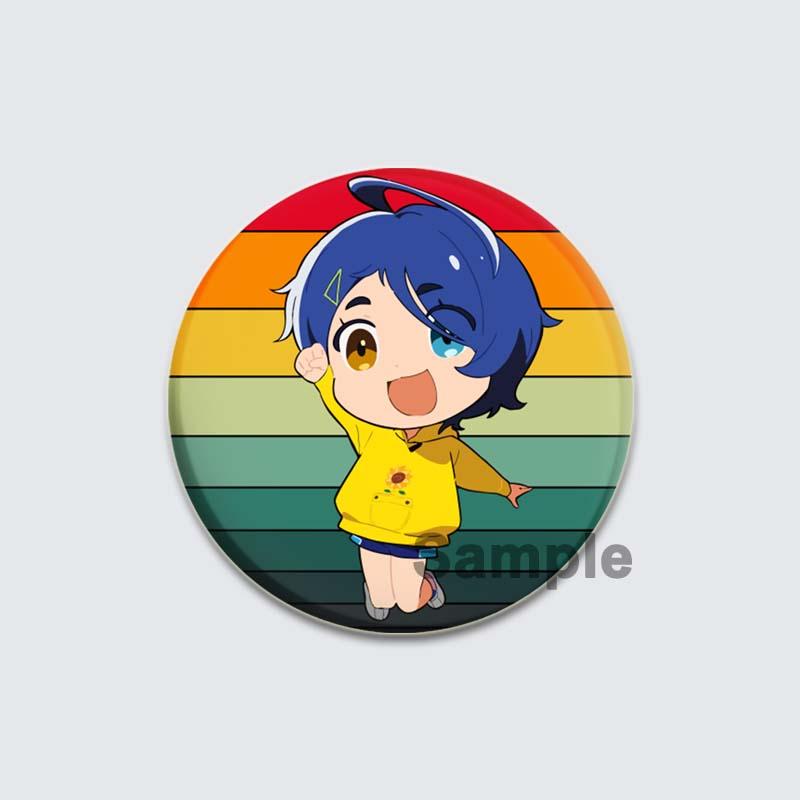 32/44/58mm Anime Wonder Egg Priority Brooch Cute Cartoon Girl Icon Badge Backpack Shirt Lapel Pin Creative Handmade Jewelry Accessorie Gift
