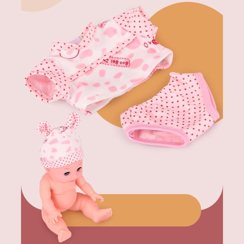 Reborn Baby Dolls Realistic Vinyl Body 13 inch Soft Baby Sleep Boy Girl with Clothing Gift Set for Ages 3years+