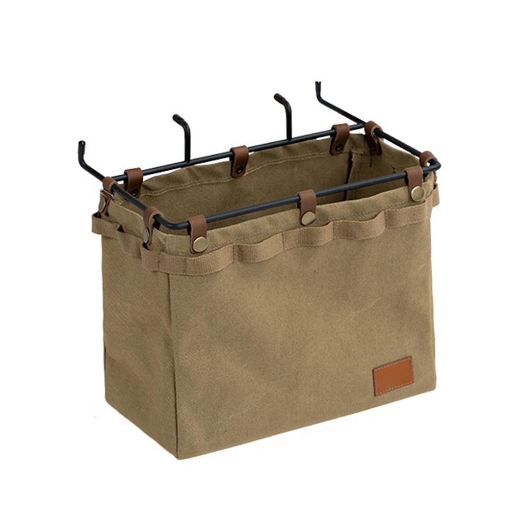 Table Edge Bag for Outdoor Picnic Camping Table Side Holder Table Hanging Organizer Foldable Side Bag Hanging Pouches