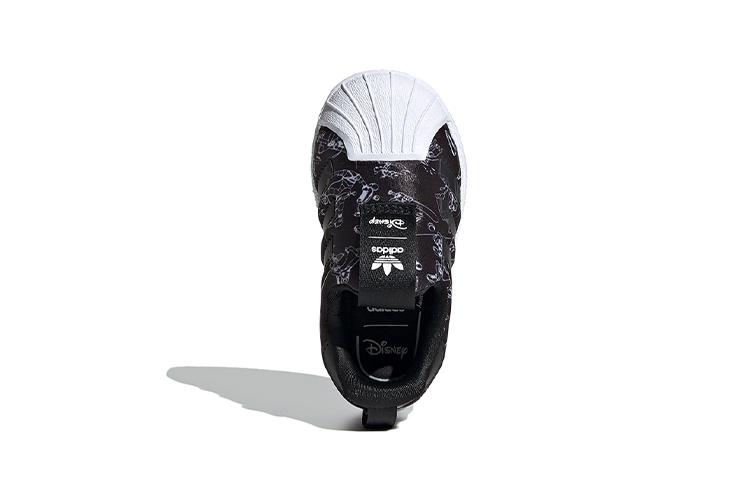 adidas Originals SUPERSTAR 360 Anti Kick Low Top Baby & Toddler Shoes Black Infant And Toddler FW1989