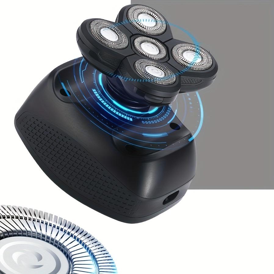 Electric Rotary Shaving Kit Adjustable Speed Digital Display USB Barber's Five In One Beauty Shaver