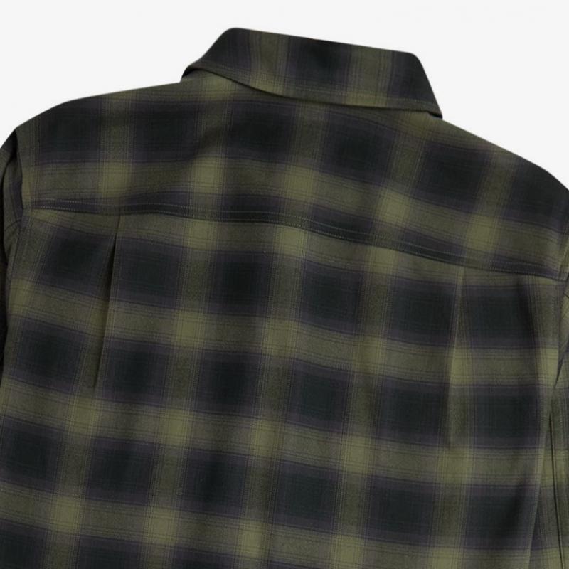 Fred Perry [sport] Blur Tartan Overshirt   Laurelis Green Afpm2438718 X21